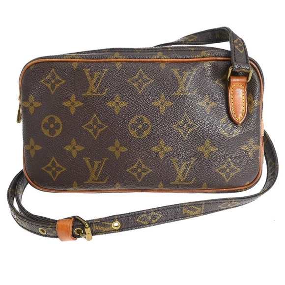 LOUIS VUITTON MARLY BANDOULIERE SHOULDER BAG MONOGRAM W/DUSTBAG - Picture 4 of 14